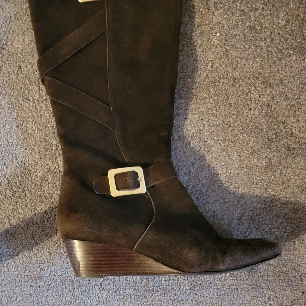 Nine west wedge boot